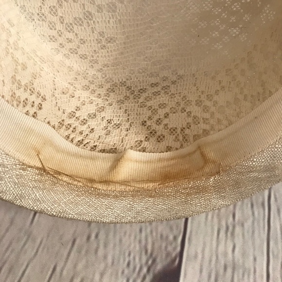 Vintage Pillbox Off-white Hat - Picture 8 of 12